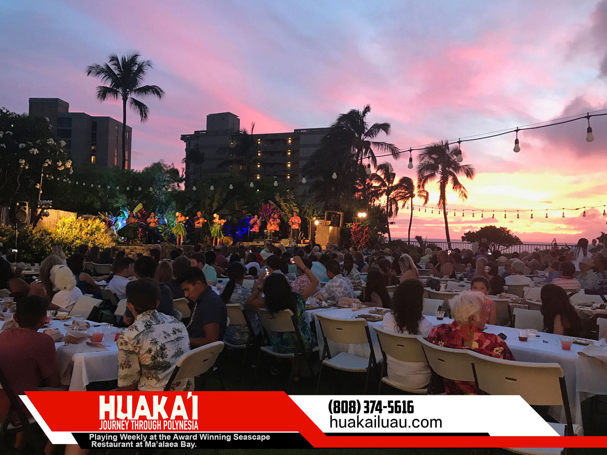 Huaka'i Luau Maui - At Maui Ocean Center's Seascape Restaurant